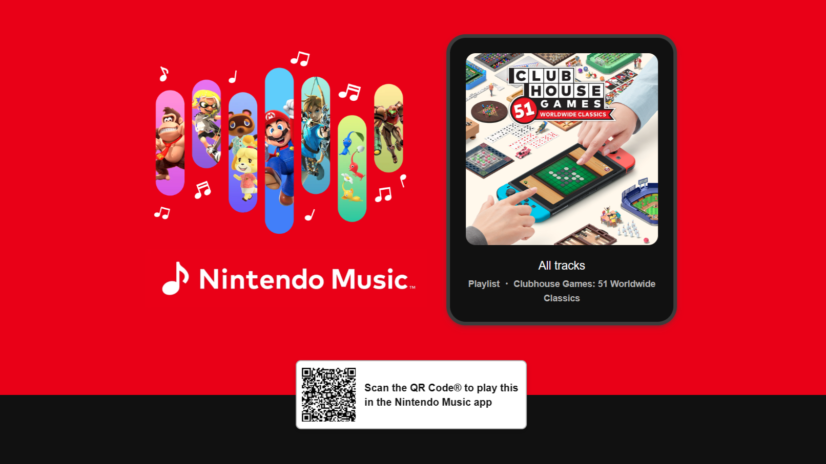 Nintendo Music Hits a High Note with 37 New Tracks from Clubhouse Games: 51 Worldwide Classics!
