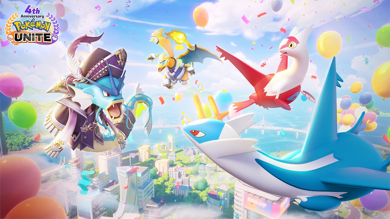 Legendary Duo Latios and Latias Set to Ignite Pokémon Unite's 4th Anniversary Celebrations!