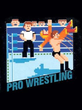 Pro Wrestling: Pro Wrestling FDS title logo on the NES