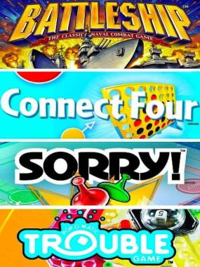 4 Game Pack!: Battleship/Connect Four/Sorry!/Trouble